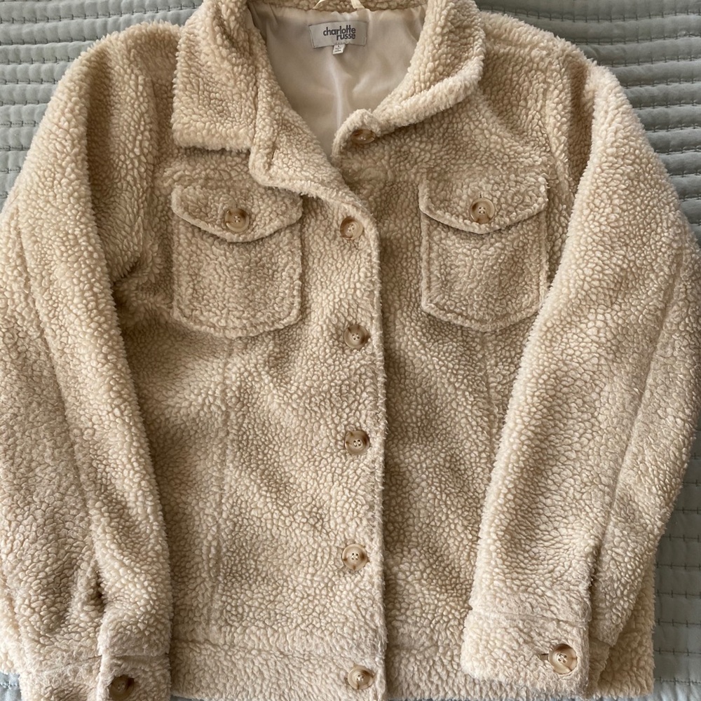 Lightweight teddy bear jacket